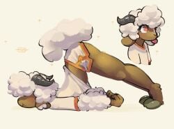 ass_up bent_over colored fully_clothed furry goat oc twink