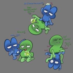 algebralien battle_for_dream_island battle_for_dream_island_again bfb bfdi bfdia four_(bfb) object_shows pussy pussy_to_pussy saliva_string scissoring spread_legs the_power_of_two tpot tribadism two_(tpot) using_powers vadahlivokroz