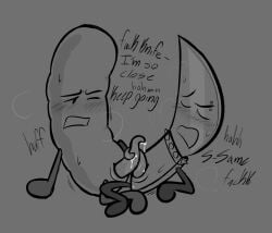 adamationz cum frottage gay genital_slit inanimate_insanity knife_(ii) male/male object_shows osc pickle_(ii)
