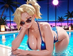1girls ai_generated big_boobs big_breasts blizzard_entertainment blonde blonde_hair blue_eyes boobs breasts female female_focus female_only high_resolution highres huge_boobs huge_breasts kaistar large_boobs large_breasts looking_away mature mature_female mercy milf mommy overwatch overwatch_2 patreon pool short_hair smile smiling solo solo_female solo_focus
