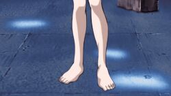 00s 1girl 1girls 2004 age_difference animated animated_gif aqua_eyes aqua_hair ass black_gate black_gate_kan_in_no_gakuen, breasts female green_hair hetero light-skinned_female light_skin light_skinned-female long_hair lowres navel nipples nude pale-skinned_female pale_skin ruins small_breasts sora_(black_gate) standing tagme