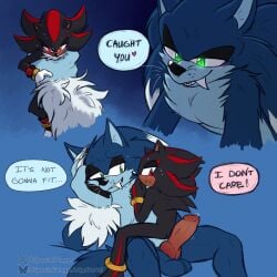 2boys big_penis cuntboy cuntboy/male fang furry furry_male furry_only gay huge_cock imminent_sex knot knotted_penis shadow_the_hedgehog size_difference sonic_(series) sonic_the_hedgehog sonic_the_hedgehog_(series) sonic_the_werehog specialstage yaoi