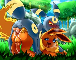 eeveelution from nintendo by starryvolta