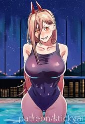 1girl 1girls ai_generated anime breasts chainsaw_man curvy curvy_female curvy_figure eyes female fit hair nsfw power_(chainsaw_man) stickyai tits voluptuous