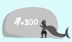 absurd_res after_vore anthro belly big_belly big_butt big_tail butt digested digestion eviltoaster eviltoaster05 femboy femboy_pred group hi_res huge_belly hyper hyper_belly leaning leaning_forward machine male mass_vore multiple_prey prey_count protogen shark_tail smug_face smug_pred tail unknown_species vore