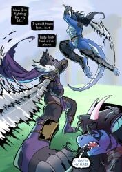 2 absurd_res ambiguous_fluids angry anthro areola armor back bdsm belt bent big_(disambiguation) black blush bodily bodily_fluids body bondage bound breasts bubble butt canid canine canis chainmail clothed clothing cum dialogue dragon drooling duo erection eyes feet female fluffy focus_(disambiguation) footwear free fur genital_fluids genitals grey hair hands hanging_(disambiguation) heart_symbol hi_res in inside interspecies invalid_color invalid_tag kandi_deer knight line_(disambiguation) looking_pleasured male male/female mammal melee_weapon mouth mythological_creature mythological_scalie mythology nipples nude out penetration penile penis petplay raised_(disambiguation) red roleplay saliva sapphire(weredog) scalie sex silly smile socks solo string submissive sword swordfight symbol tail tan text toe_socks toeless_footwear tone tongue transformation undressing use vaginal vulva warrior weapon weredog_(copyright) white wolf