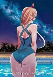 1girl 1girls ai_generated anime breasts chainsaw_man curvy curvy_female curvy_figure eyes female fit hair nsfw power_(chainsaw_man) stickyai tits voluptuous