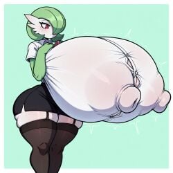 ai_generated game_freak gardevoir hyper hyper_breasts hyper_nipples karlov_13 nipple_bulge pokemon pokemon_(species) tagme