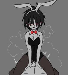 clothing cum cum_in_pussy desconocidow incest rabbit_ears red_eyes rule_63 white_body xchara xfrisk xtale