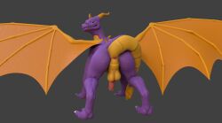 3d_(artwork) activision anus ass balls digital_media_(artwork) dragon feral genitals grin hi_res looking_at_viewer male mythological_creature mythological_scalie mythology penis presenting presenting_hindquarters raised_tail roxaszy98 scalie simple_background smile solo spyro spyro_the_dragon tail