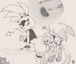 anthro anthro_on_anthro anthro_penetrated ass cum_inside heart_eyes idw_comics idw_publishing jarp-art kitsunami_the_fennec larger_female size_difference sonic_(series) sonic_the_hedgehog_(comics) sonic_the_hedgehog_(idw) sonic_the_hedgehog_(series) surge_the_tenrec tounge_out