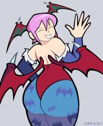 ass_focus back_view big_ass darkstalkers dynamicrobo female lilith_aensland succubus thick_ass thick_thighs