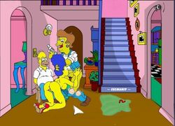 cosmic female homer_simpson human male marge_simpson snake_jailbird straight tagme the_simpsons