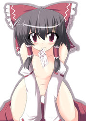 female female_only human kugui_kiyunemu nude reimu_hakurei solo touhou