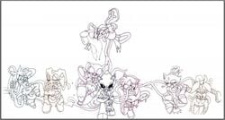 2d amy_rose anthro auntymoira becky_the_hedgehog blaze_the_cat cream_the_rabbit female fur hedgehog metal_sonic mobian mobian_(species) mobian_bat purity purity_the_hedgehog rouge_the_bat sega sonic_(series) sonic_adventure_2 sonic_riders sonic_the_hedgehog_(series) straight_hair tikal_the_echidna wave_the_swallow