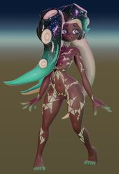 3d dark_skin female legoguy9875 marina_(splatoon) marina_(wo262) nintendo splatoon splatoon_2