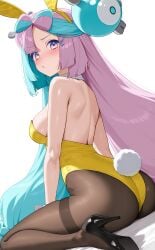 ai_generated ass breasts high_heels highres iono_(pokemon) kenken2022257 playboy_bunny pokemon