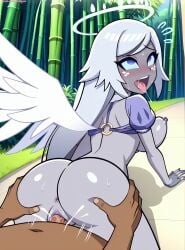 1boy 1girls ai_generated big_penis cum cum_in_pussy cum_inside emily_(hazbin_hotel) female hazbin_hotel hi_res long_hair nude sex smile tagme uncensored vagina vaginal_penetration vaginal_sex