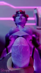 1futa 1girls 3d 9:16 animated areolae big_penis blender blizzard_entertainment breasts dickgirl erection fellatio female futa_on_female futanari handjob intersex nipples oral overwatch penis pov sex shorter_than_10_seconds sound strapy taker_pov tracer vertical_video video widowmaker