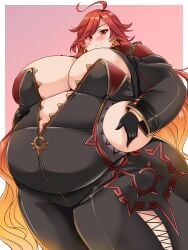 1female 1females 1girl 1girls bbw breasts chubby chubby_female fat fat_female fat_girl fat_woman female female_focus female_only genshin_impact hoyoverse light-skinned_female light_skin mavuika_(genshin_impact) mihoyo mihoyo_technology_(shanghai)_co._ltd. natlan_girls obese obese_female overweight overweight_female red_eyes red_eyes_female red_hair red_hair_female solo solo_female solo_focus standing thick_thighs thighs wide_hips