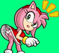 amy_rose bubble_butt panties sonic_(series) sonictopfan surprised upskirt