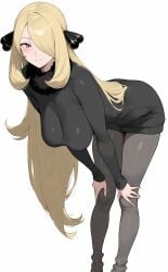 ai_generated cynthia_(pokemon) highres kenken28937178 pokemon