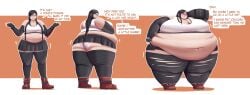 1girls belly belly_button big_belly big_breasts breasts chubby ekusupanshon expansion fat female female_focus female_only final_fantasy final_fantasy_vii fully_clothed growth growth_sequence huge_belly huge_breasts hyper hyper_belly hyper_thighs massive_breasts massive_thighs obese overweight ripped_clothing sequence solo square_enix thick_thighs tifa_lockhart weight_gain weight_gain_sequence