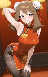 ai_generated chinese_clothes highres kenken2022257 may_(pokemon) pokemon