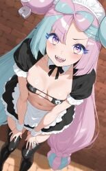 ai_generated highres iono_(pokemon) maid pokemon