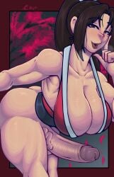 1futa balls big_areola big_balls big_breasts big_cock big_penis big_testicles breasts brown_eyes brown_hair dickgirl erect erect_penis erection futa_only futanari huge_balls huge_breasts huge_cock huge_testicles human intersex king_of_fighters knownfran large_areolae large_balls large_breasts large_cock large_penis large_testicles light-skinned_futanari light_skin long_hair long_penis mai_shiranui nude nude_futanari penis scrotum solo solo_futa testicles uncensored urethra veiny_penis