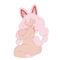 strawberry mochi cookie from cookie run by arielbonovo