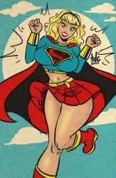 kara danvers from dc by thedarkcartoon