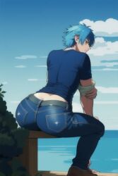 ai_generated aoba_seragaki dramatical_murder guysbuttlover tagme