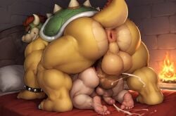 2boys abs ai_generated anal anal_sex anthro anthro_dominating_human anthro_penetrating anthro_penetrating_human anus ass balls bara bezbruno big_ass big_balls big_dom_small_sub big_muscles big_nipples big_pecs big_penis black_hair blush bowser carrying carrying_partner cum cum_drip cum_in_ass cum_inside cum_on_penis cum_while_penetrated cumshot daddy deep_penetration dilf doggy_style dominant dominant_anthro dominant_male domination duo ejaculation erect_nipples erection gay green_body hair holding_partner horn huge_ass huge_balls huge_cock huge_muscles huge_pecs human_penetrated humanoid humanoid_on_anthro humansub hunk hyper hyper_balls hyper_penis inflation interspecies koopa larger_anthro larger_male leaking_cum luigi male male/male male_only male_penetrated male_penetrating male_penetrating_male mario_(series) moustache musclegut muscular muscular_anthro muscular_male navel nintendo nipples nude orgasm pecs penetration penis penis_in_ass pubic_hair red_hair reptile scalie sex simultaneous_orgasms size_difference smaller_human smaller_male smaller_penetrated spiked_bracelet spiked_collar spiked_shell stomach_bulge submissive submissive_human submissive_male super_mario_bros. yaoi yellow_body