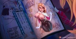 gwen stacy from marvel by tom wlod