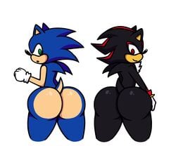 2boys absurd_res animated ass ass_shake ass_to_ass big_ass big_butt big_thighs black_fur black_hair black_hair_bottom blue_fur blue_hair blue_hair_on_black_hair blue_hair_top bottom_heavy bubble_ass bubble_butt cute domination duo femboy gay gloves hedgehog highres huge_ass huge_butt light_hair_on_dark_hair male male_only presenting presenting_hindquarters sega shadow_the_hedgehog sonic_(series) sonic_the_hedgehog thick_thighs thighs wide_hips yaoi