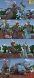 ! 1boy 1girls 2019 3d absurd_res anthro anthrofied areolae ass big_nipples bodily_fluids breasts canine comic crotch_grab cum cum_inside defeated detailed_background dialogue digital_media_(artwork) duo english_text female female_penetrated fight furry genital_fluids grope hi_res houndoom huge_ass huge_breasts humanoid_penis instant_loss_2koma interspecies large_penis lucario male male_penetrating moorsheadfalling nintendo nipples no_nipples nude open_mouth original_character outdoors penetration penis pokemon pokemon_(species) pokemon_dppt pokemon_gsc pussy sex tail tail_boner testicles text vaginal_penetration video_games watermark