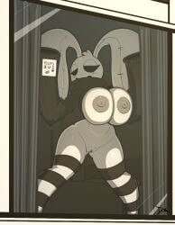 1female 1girls 20225 2d 7:9 anthro anthro_female anthro_only artist_name artist_signature background beed big_breasts big_breasts big_ears black_curtains black_eyes black_legwear black_sclera black_stripes black_sweater blush blush blush_lines blushing_at_viewer blushing_female breasts_on_glass breasts_out bunny bunny_ears bunny_girl curtains curtains_open dark_room digital_drawing_(artwork) digital_media_(artwork) doll_girl elly_zupko eyelashes female female female_focus female_only floor_lamp furry furry_female furry_only grey_areola grey_areolae grey_nipples grey_pussy half-closed_eyes hd hd_(traditional) heart_symbol huge_boobs huge_breasts lamp large_boobs large_breasts lighting lipstick_mark long_ears long_sleves looking_at_viewer low_res mewt_(elly_zupko) mrdoccon naked no_irises no_pupils nude png portrait scp-1926 scp_foundation side_view small_waist smile smiley_face smiling smiling_at_viewer squeezing squeezing_breasts sticker sticker_template striped_legwear sweater sweater_up tagme tall tall_female taller_female taller_girl text thick thick_thighs white_body white_fur white_legwear white_stripes wide_hips wide_sleeves window