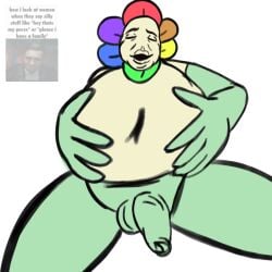 belly chubby_male dandy's_world dandy_(dandy's_world) fat foreskin jxci meme meme_reference nikovado pose self_upload shitpost yes_its_nivokadoorehateverheiscalled