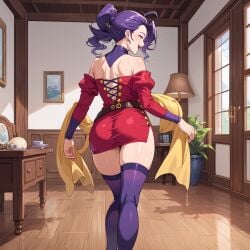 ai_generated busty capcom female female_focus hourglass_figure italian italian_female long_hair purple_hair rkkk_p rose_(street_fighter) street_fighter tagme wide_hips
