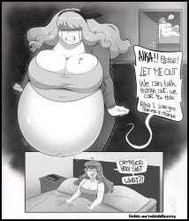 2024 aika_(kipteitei) belly_expansion dream huge_breasts implied_vore rabidbunny saiya_(kipteitei) tagme vore
