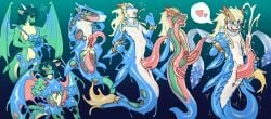 anal anal_sex anthro big_penis biped bodily_fluids body_takeover cum cumshot double_penetration dragon ejaculation european_mythology fish genital_fluids genitals goo_transformation hi_res huge_cock male marine masturbation mythological_creature mythological_scalie mythology penetration penile penile_masturbation penile_penetration penis penis_in_ass penis_in_mouth scalie slim_anthro slim_male solo transformation western_dragon whcy x-ray_view