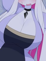 1girls angry big_breasts blushing boobs_focus breasts breasts_focus female_only fnf_entity friday_night_funkin friday_night_funkin:_entity friday_night_funkin_mod large_breasts nfch_05054 nikusa_(sugarratio)