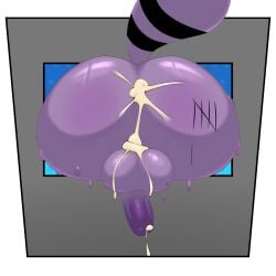 1:1 after_anal after_orgasm after_sex anal anal_orgasm anthro ass balls big_balls big_butt blush bodily_fluids cum cum_drip cum_from_ass cum_from_penis cum_in_ass cum_inside cum_on_balls cum_on_butt cum_on_penis cumshot digital_media_(artwork) dripping ejaculation erection fur genital_fluids genitals hands-free hi_res huge_balls huge_butt humanoid_genitalia humanoid_penis indigo_park male male_only mammal markings nude orgasm penile penis procyonid purple_body purple_fur raccoon rambley_raccoon sex simple_background solo striped_body striped_fur striped_markings striped_tail stripes sweat sweatdrop sweaty_balls sweaty_butt sweaty_genitalia tail tail_markings tally_marks thick_thighs used wide_hips woopyy