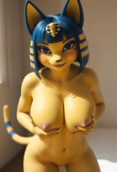 ankha from animal crossing by anthroguy