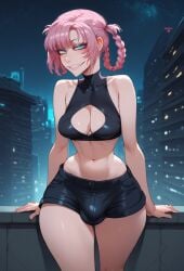 1futa 1futanari ai_generated aqua_eyes armpits ass big_ass big_breasts big_butt big_hips big_penis black_clothes black_clothing black_shorts black_top black_topwear blue_eyes braid braided_hair breasts call_of_the_night city cleavage cleavage_cutout clothed clothing dick dickgirl eyebrows eyelashes female futa_only futanari grin grinning grinning_at_viewer hair hands-free huge_cock indoors lips long_hair looking_at_viewer makeup mature mature_female mature_futa mature_futanari nanakusa_nazuna narrow_waist narrowed_eyes night nose outdoors outside penis roof rooftop seducing seductive seductive_eyes seductive_gaze seductive_look seductive_mouth seductive_pose seductive_smile short_shorts shorts silver_hair sleeveless smile smile_at_viewer smiley_face smooth_balls smooth_penis smooth_skin solo solo_dickgirl solo_focus solo_futa solo_futanari testicles tight_clothing tight_fit topwear twin_braids twintails vampire vampire_futa vampire_girl velarin white_hair