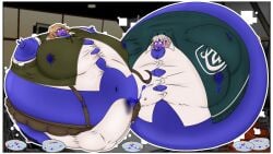 1boy 1girls alternate_breast_size androgynous aroused aroused_face belly_expansion big_breasts bloopsyblue blue_skin blueberry blueberry_inflation blueberry_juice breast_expansion breasts brown_eyes brown_hair charlie_and_the_chocolate_factory cleavage clothed crossdressing danganronpa danganronpa:_trigger_happy_havoc erection erection_under_clothes erection_under_clothing expansion female femboy fujisaki_chihiro hyper hyper_penis inflation lactating lactating_nipples lactation leaking_juice leaking_nipples leaking_through_clothing light-skinned_femboy light_brown_hair light_skin male morbidly_obese morbidly_obese_female morbidly_obese_male nanami_chiaki navel pecs penis penis_expansion pink_eyes ripping_clothing spherical_inflation spike_chunsoft stretched_clothing sunken_head sunken_limbs suspender_skirt willy_wonka_and_the_chocolate_factory