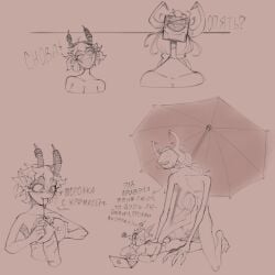 beach big_ass big_balls big_breasts big_butt big_penis cyclops demon demon_girl fuck_and_suck guma hazbin_hotel helluva_boss nsfw nsfw_version nudist nudist_beach original_character porn