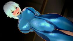1girls 3d 3d_model asian asian_female blush deepdishedpizza koikatsu metroid original purple_eyes purple_eyes_female short_hair short_hair_female solo solo_female solo_focus white_hair white_hair_female yun_vi_(deepdishedpizza) zero_suit_samus_(cosplay)