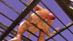 2girls 3d capcom chenxuanxuan facesitting female female_focus female_only french french_female italian italian_female marisa_rossetti muscles muscular muscular_female pink_hair red_hair street_fighter street_fighter_6 tagme yuri